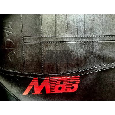 Capa / forra selim MACAL M83 MINARELLI preto / vermelho